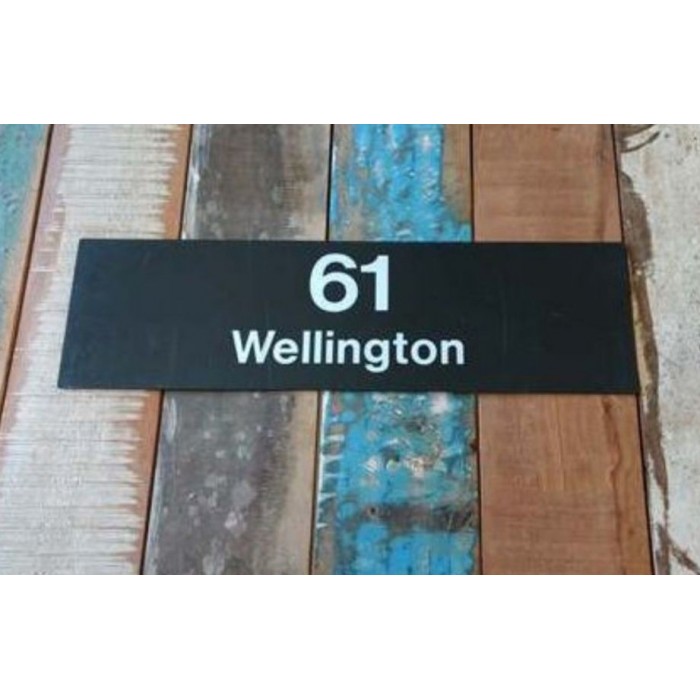 Panneau d’identification STM - Ligne 61 Wellington